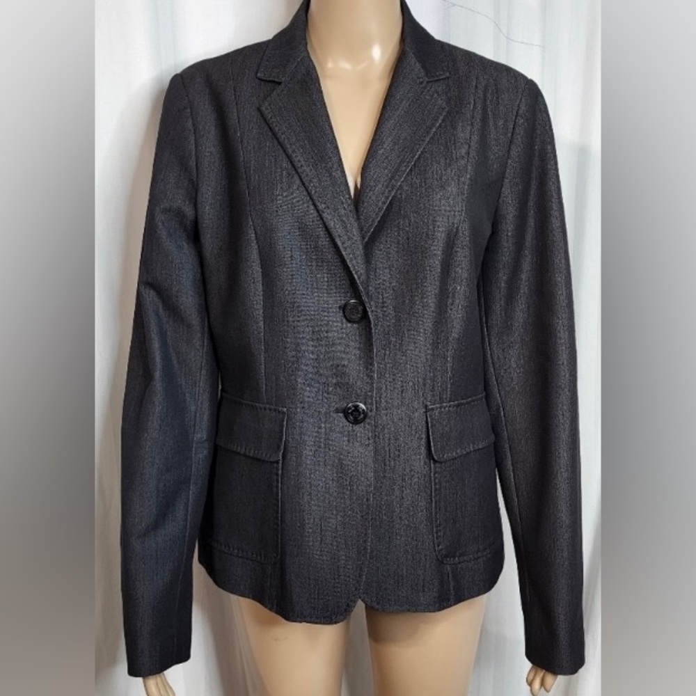 Calvin Klein Stretch Jacket - Fully lined-2 Pockets-Dark Gray-Woman’s Sz 14